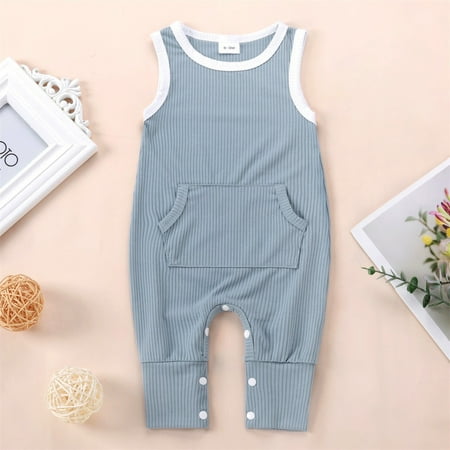 NEGJ Clothes Sleeveless Jumpsuit Boys Baby Solid Knit Girls Infant Ribbed Girls Romper&Jumpsuit
NEGJ Clothes Sleeveless Jumpsuit Boys Baby Solid Knit Girls Infant Ribbed Girls Romper&Jumpsuit