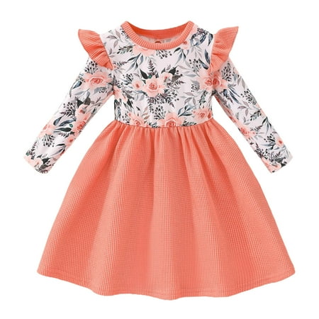 Hfolob Girls Dress Toddler Girl Long Sleeve Floral Print Christmas Princess Dress Dance Party Fall Winter Clothes Party Dresses
Hfolob Girls Dress Toddler Girl Long Sleeve Floral Print Christmas Princess Dress Dance Party Fall Winter Clothes Party Dresses