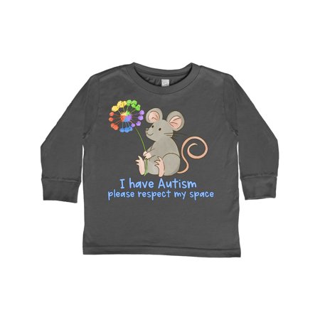 Inktastic I Have Autism Please Respect My Space Mouse with Flower Gift Toddler Boy or Toddler Girl Long Sleeve T-Shirt
Inktastic I Have Autism Please Respect My Space Mouse with Flower Gift Toddler Boy or Toddler Girl Long Sleeve T-Shirt