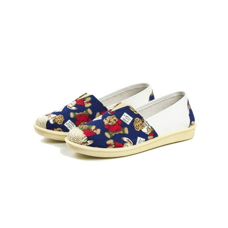 Rockomi Women s Loafers Canvas Flats Comfort Casual Shoes Ladies Breathable Slip-Resistant Flat Shoe Lightweight Slip On Loafer Blue Bear 5
Rockomi Women s Loafers Canvas Flats Comfort Casual Shoes Ladies Breathable Slip-Resistant Flat Shoe Lightweight Slip On Loafer Blue Bear 5