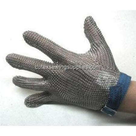 Stainless Steel Metal Mesh Safety Glove - 5 finger Reversible - Left or Right- Small
Stainless Steel Metal Mesh Safety Glove - 5 finger Reversible - Left or Right- Small