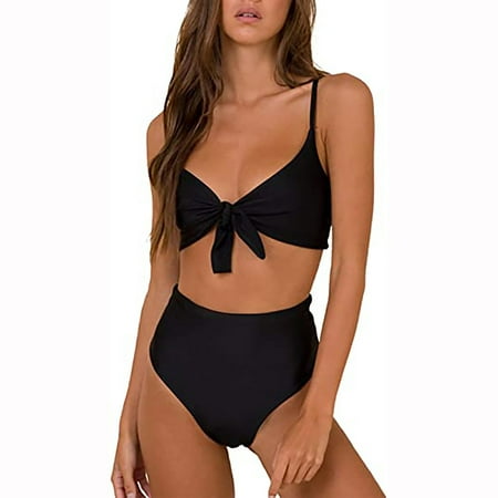 Finelylove Two Piece Swimsuit For Women Lightly Lined Sport Bra Style Bikini Black L
Finelylove Two Piece Swimsuit For Women Lightly Lined Sport Bra Style Bikini Black L
