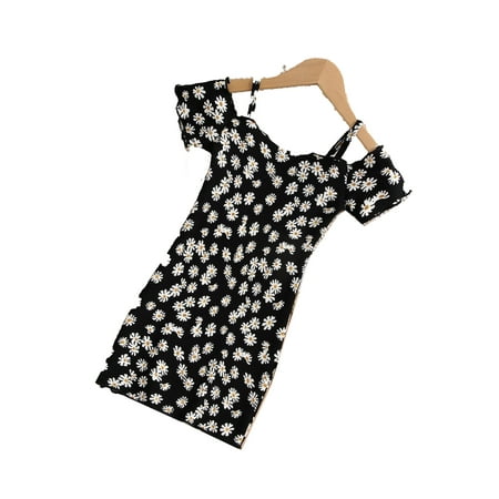Boho All Over Print Cold Shoulder Fitted Short Sleeve Black Toddler Girls Dresses (Girl s)
Boho All Over Print Cold Shoulder Fitted Short Sleeve Black Toddler Girls Dresses (Girl s)
