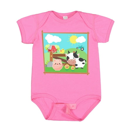 Inktastic Farm Animals with Cow Chick and Pig Gift Baby Boy or Baby Girl Bodysuit
Inktastic Farm Animals with Cow Chick and Pig Gift Baby Boy or Baby Girl Bodysuit