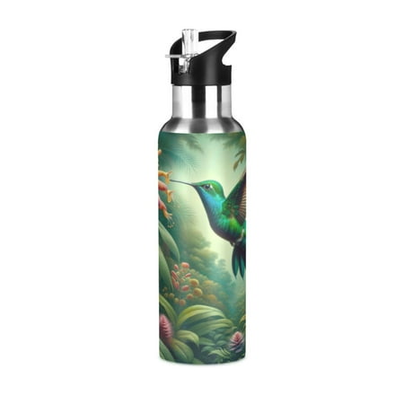Water Bottles 34oz Straw Lid Wide Mouth Stainless Steel for School Sport Travel Hummingbird Hovering on Flowers
Water Bottles 34oz Straw Lid Wide Mouth Stainless Steel for School Sport Travel Hummingbird Hovering on Flowers
