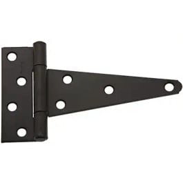 National Hardware National Hardware N129-155 Heavy Duty T-Hinges 6 Inch Black 2 Pack