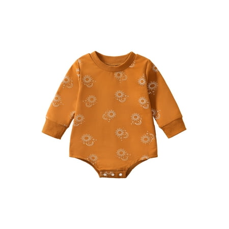 sdghg Baby Boys Girls Romper Long Sleeve Crew Neck Sun Moon Print Bodysuit for Casual Daily
sdghg Baby Boys Girls Romper Long Sleeve Crew Neck Sun Moon Print Bodysuit for Casual Daily