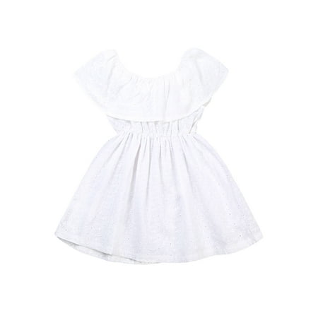 Baby Girls Clothes Dress Ruffles Off Shoulder White Lace Dress Summer Casual Party Dress
Baby Girls Clothes Dress Ruffles Off Shoulder White Lace Dress Summer Casual Party Dress
