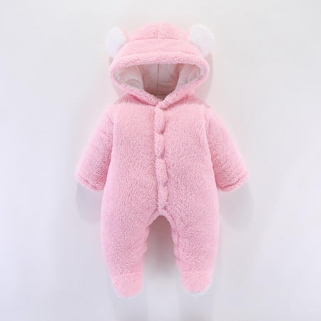 Juebong Everyday Savings Newborn Baby Winter Girls Boys Clothes Warm Animal Bear Ears Overall Rompers Hooded Jumpsuit
Juebong Everyday Savings Newborn Baby Winter Girls Boys Clothes Warm Animal Bear Ears Overall Rompers Hooded Jumpsuit