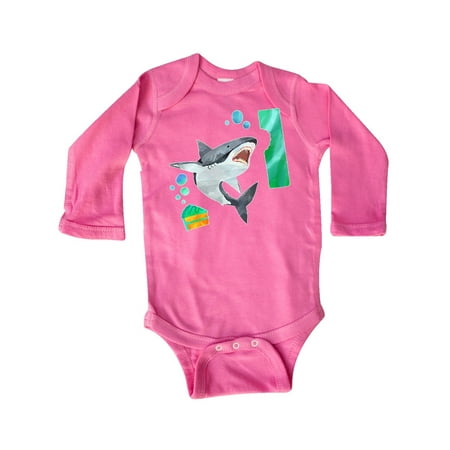 Inktastic First Birthday Shark with Cake Gift Baby Boy or Baby Girl Long Sleeve Bodysuit
Inktastic First Birthday Shark with Cake Gift Baby Boy or Baby Girl Long Sleeve Bodysuit