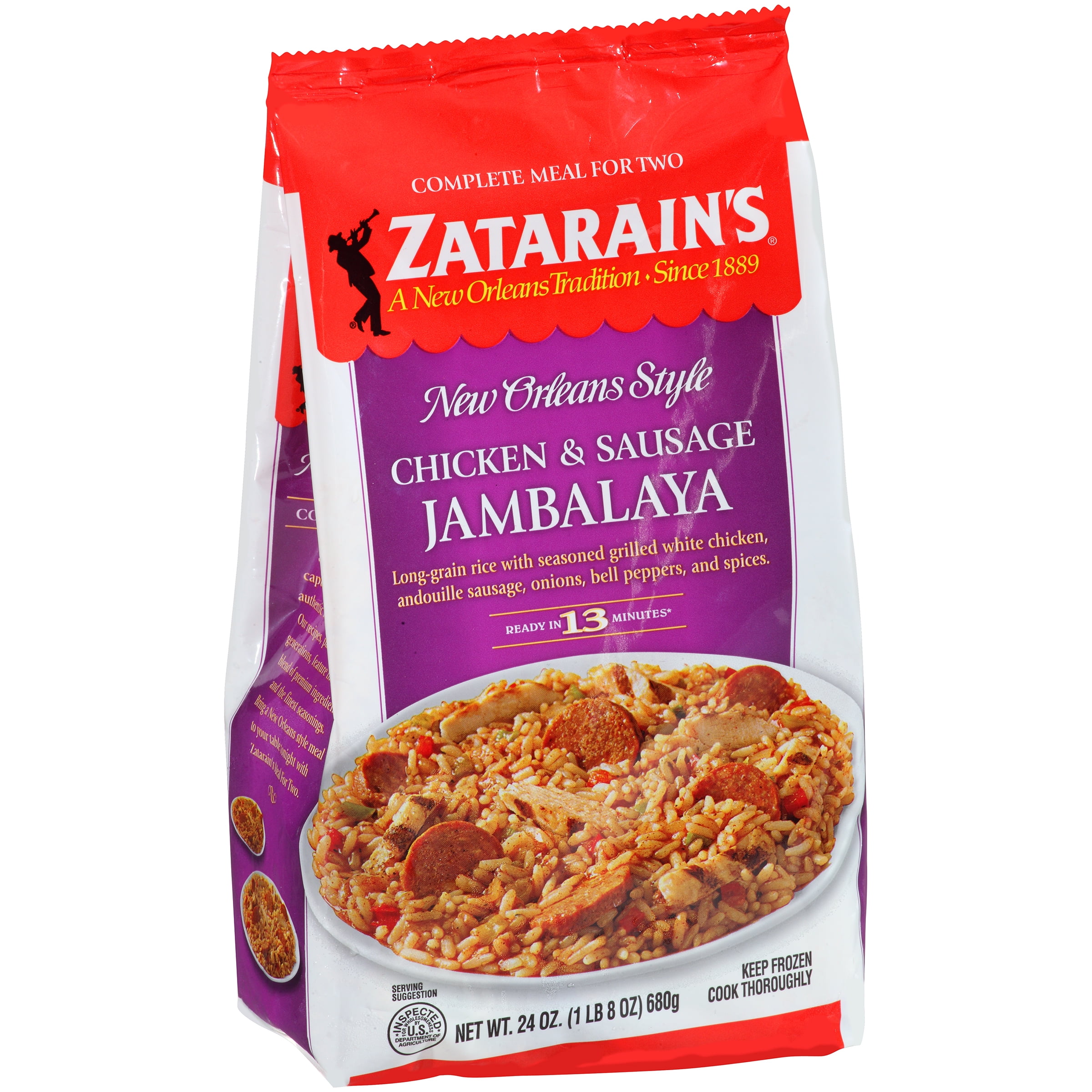 Zatarain's Jambalaya Mix With Cheese, 8 oz. Box