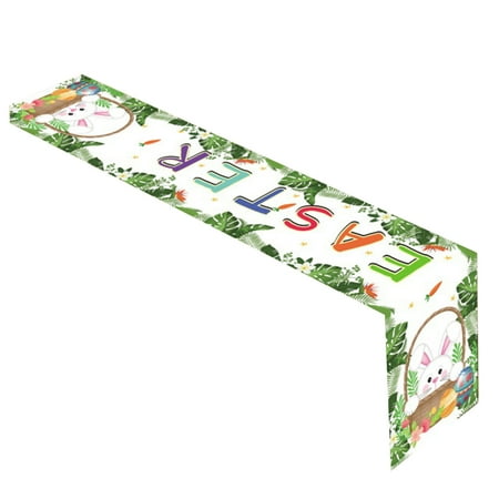 YIMIAO Table Runner Tear Resistant Wear-resistant Anti-scratch Non-slip Quick-Drying Washable Happy Easter Table Runner Party Supply
YIMIAO Table Runner Tear Resistant Wear-resistant Anti-scratch Non-slip Quick-Drying Washable Happy Easter Table Runner Party Supply