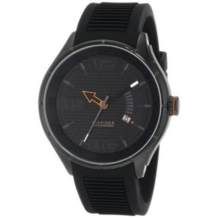Tommy Hilfiger Men's 1790803 Sport Black IP Black Silicon Watch