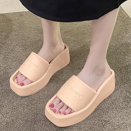 Cathalem Fashion Spring Summer Women Slippers Non Slip Thick Sole Mid Heel Fish Mouth Open Toe Womens Cat Slippers Size 12 Beige 6.5
Cathalem Fashion Spring Summer Women Slippers Non Slip Thick Sole Mid Heel Fish Mouth Open Toe Womens Cat Slippers Size 12 Beige 6.5