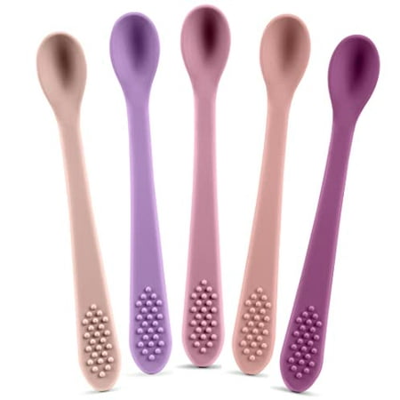 Best First Stage Baby Infant Spoons 5-Pack Soft Silicone Baby Spoons Training Spoon Gift Set for Infant
Best First Stage Baby Infant Spoons 5-Pack Soft Silicone Baby Spoons Training Spoon Gift Set for Infant