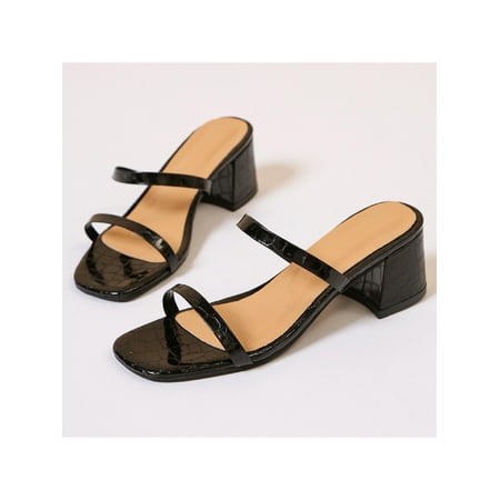 Wazshop Womens Slides Open Toe Casual Shoes Beach Sandals Fashion Slip On Slippers Ladies Shoe Low Heel Comfortable Black 7.5
Wazshop Womens Slides Open Toe Casual Shoes Beach Sandals Fashion Slip On Slippers Ladies Shoe Low Heel Comfortable Black 7.5