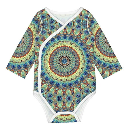 Matuu Round Mandala1 for Baby Long-Sleeve Bodysuit Soft Cotton Comfortable and Breathable Perfect for Newborns and Infants
Matuu Round Mandala1 for Baby Long-Sleeve Bodysuit Soft Cotton Comfortable and Breathable Perfect for Newborns and Infants