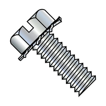 8-32X3/8 Slotted Hex Head External Sems Machine Screw Fully Threaded Zinc (Pack Qty 10 000) BC-0806ESH
8-32X3/8 Slotted Hex Head External Sems Machine Screw Fully Threaded Zinc (Pack Qty 10 000) BC-0806ESH