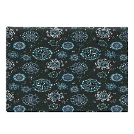 Dark Blue Cutting Board Eastern Style Snowflakes Mandala Lace Circle Fashion on Dark Background Decorative Tempered Glass Cutting and Serving Board Large Size Multicolor by Ambesonne
Dark Blue Cutting Board Eastern Style Snowflakes Mandala Lace Circle Fashion on Dark Background Decorative Tempered Glass Cutting and Serving Board Large Size Multicolor by Ambesonne
