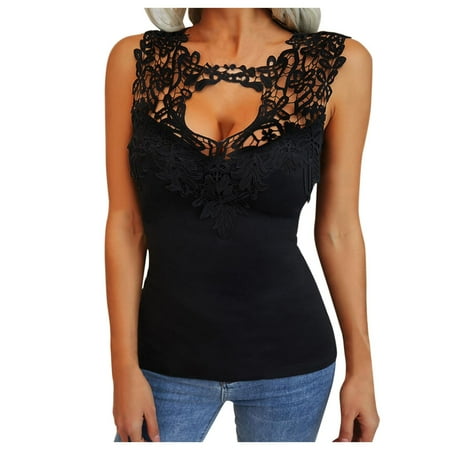 CYMMPU Women Clothing Women s Cami Solid Slim Fit Crop Tops Summer Shirts Cropped Tank Sexy Bustier Streetwear Sleeveless Patchwork Tank Black
CYMMPU Women Clothing Women s Cami Solid Slim Fit Crop Tops Summer Shirts Cropped Tank Sexy Bustier Streetwear Sleeveless Patchwork Tank Black