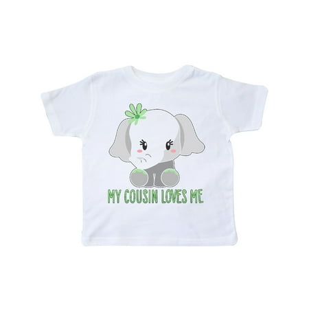 Inktastic My Cousin Loves Me- cute elephant Gift Toddler Boy or Toddler Girl T-Shirt
Inktastic My Cousin Loves Me- cute elephant Gift Toddler Boy or Toddler Girl T-Shirt