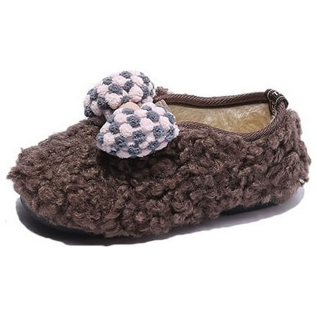 Winter Children Boots Boys And Girls Cotton Shoes Flat Bottoms Non Slip Colorblock Bow Plush Warm (Brown 9.5 Toddler)
Winter Children Boots Boys And Girls Cotton Shoes Flat Bottoms Non Slip Colorblock Bow Plush Warm (Brown 9.5 Toddler)