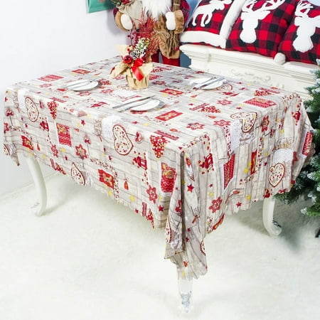 Hayafir Christmas Tablecloth Polyester Rectangular Table Cover Holiday Party Home Deco
Hayafir Christmas Tablecloth Polyester Rectangular Table Cover Holiday Party Home Deco