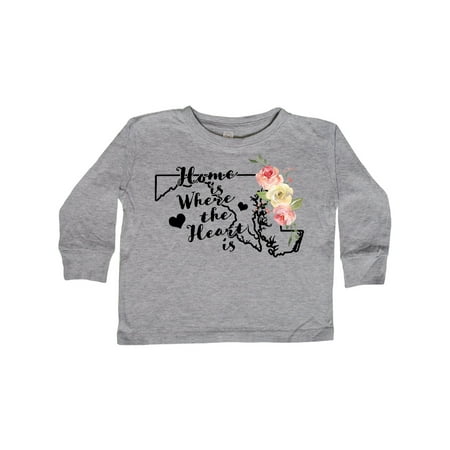 Inktastic Maryland Home is Where the Heart is with Watercolor Floral Gift Toddler Boy or Toddler Girl Long Sleeve T-Shirt
Inktastic Maryland Home is Where the Heart is with Watercolor Floral Gift Toddler Boy or Toddler Girl Long Sleeve T-Shirt