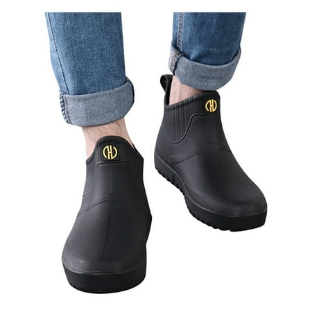 SQUARE CARMEN Men Fashion Casual Outdoor Waterproof Short Rain Boots Slip On Water Shoes Black 42
SQUARE CARMEN Men Fashion Casual Outdoor Waterproof Short Rain Boots Slip On Water Shoes Black 42