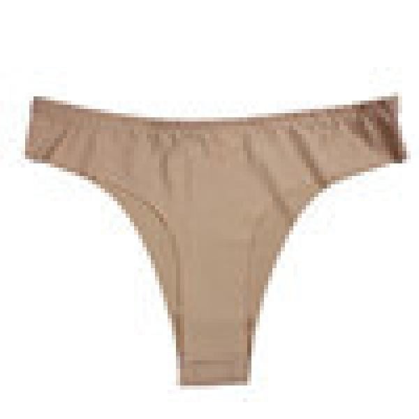 Women Invisible Underwear Thong Cotton Spandex Gas Seamless Crotch XXL KH