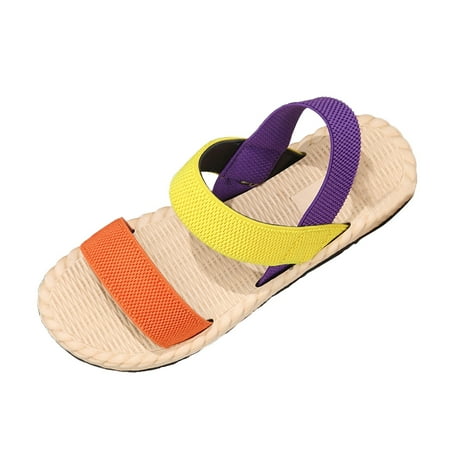 Ediodpoh Women s Summer Fashion Colorblocking Open Toe Flat Sandals Lightweight Comfortable Elastic Strap Sandals Sandals Women Yellow 9(42)
Ediodpoh Women s Summer Fashion Colorblocking Open Toe Flat Sandals Lightweight Comfortable Elastic Strap Sandals Sandals Women Yellow 9(42)