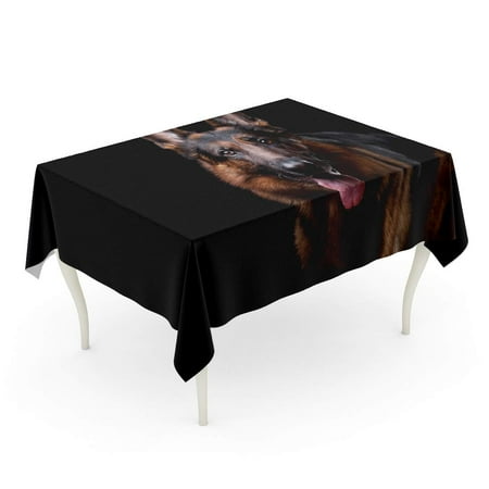 SIDONKU Brown Alone Obedient Dog German Shepherd on Beauty Tablecloth Table Desk Cover Home Party Decor 60x120 inch
SIDONKU Brown Alone Obedient Dog German Shepherd on Beauty Tablecloth Table Desk Cover Home Party Decor 60x120 inch