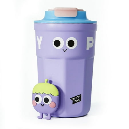 400ml Funny Vacuum Insulated Thermos Vacuum Stainless Steel Tumbler Drink Bottle for Hot & Cold Drinking Violet
400ml Funny Vacuum Insulated Thermos Vacuum Stainless Steel Tumbler Drink Bottle for Hot & Cold Drinking Violet