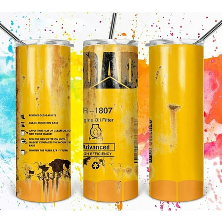 Athenstics Birthday Gifts For Dad From Daughter Son Kids Gifts For Him Personalized Name DAD Oil Filter RUSTY Skinny Tumbler 20 Oz Or 30 Oz Stainless Steel Travel with Lid With Straws
Athenstics Birthday Gifts For Dad From Daughter Son Kids Gifts For Him Personalized Name DAD Oil Filter RUSTY Skinny Tumbler 20 Oz Or 30 Oz Stainless Steel Travel with Lid With Straws