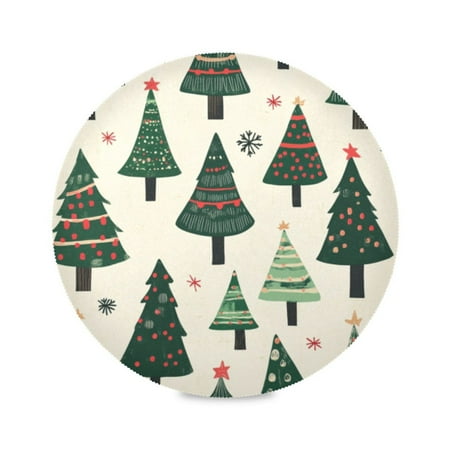 Round Plate Mat 15.4x15.4 Inchesx1 Placemat Table Mat Kitchen Mat Coffee Mat Fabric Thick Strong Wear-Resistant Heat Resistance Christmas Tree Cartoon4
Round Plate Mat 15.4x15.4 Inchesx1 Placemat Table Mat Kitchen Mat Coffee Mat Fabric Thick Strong Wear-Resistant Heat Resistance Christmas Tree Cartoon4