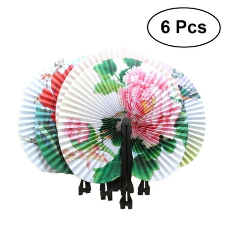 NUOLUX 6pcs Portable Classic Hand Fans Vintage Folding Fans Round Circular Paper Folding Fans (Random Style)
NUOLUX 6pcs Portable Classic Hand Fans Vintage Folding Fans Round Circular Paper Folding Fans (Random Style)