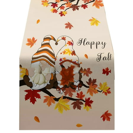 Fall Decor Thanksgiving Table Runner Pumpkin Fall Leaves Kitchen Decor Linen Burlap Table Runner for Table Seasonal Fall Thanksgiving Holiday Decor Harvest Table Decor (13 x 72 )
Fall Decor Thanksgiving Table Runner Pumpkin Fall Leaves Kitchen Decor Linen Burlap Table Runner for Table Seasonal Fall Thanksgiving Holiday Decor Harvest Table Decor (13 x 72 )