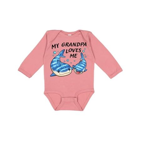 Inktastic My Grandpa Loves Me- whale shark Gift Baby Boy or Baby Girl Long Sleeve Bodysuit
Inktastic My Grandpa Loves Me- whale shark Gift Baby Boy or Baby Girl Long Sleeve Bodysuit