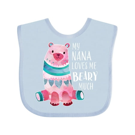 Inktastic My Nana Loves Me Beary Much with Cute Bear Gift Baby Boy or Baby Girl Bib
Inktastic My Nana Loves Me Beary Much with Cute Bear Gift Baby Boy or Baby Girl Bib