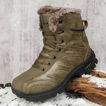 Men‘s Wear-resistant Warm Fleece Shoes Comfortable Anti-skid Lace-up Snow Boots Hiking Boots Tactical Military Boots Winter
Men‘s Wear-resistant Warm Fleece Shoes Comfortable Anti-skid Lace-up Snow Boots Hiking Boots Tactical Military Boots Winter