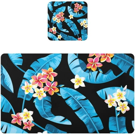 Tangkunup Tropical Flowers Leather Placemats Set of 1 with 1 Coaster Heat Resistant Table Mats for Kitchen Restaurant Dining Table Decoration
Tangkunup Tropical Flowers Leather Placemats Set of 1 with 1 Coaster Heat Resistant Table Mats for Kitchen Restaurant Dining Table Decoration