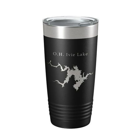O.H. Ivie Lake Stacy Reservoir Map Tumbler Travel Mug Insulated Laser Engraved Coffee Cup Texas 20 oz Black
O.H. Ivie Lake Stacy Reservoir Map Tumbler Travel Mug Insulated Laser Engraved Coffee Cup Texas 20 oz Black