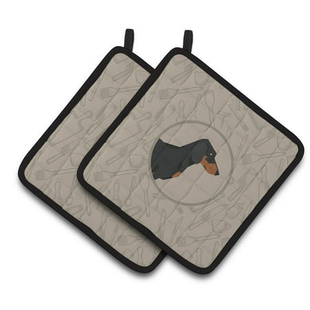 Carolines Treasures CK2180PTHD Dachshund In the Kitchen Pair of Pot Holders 7.5HX7.5W multicolor
Carolines Treasures CK2180PTHD Dachshund In the Kitchen Pair of Pot Holders 7.5HX7.5W multicolor