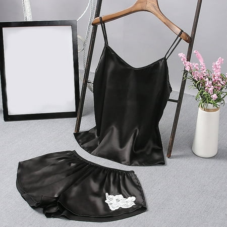 YSEINBH Women s Pajama Suit Summer Comfy Pajamas Suspenders Shorts Suit 2 Piece Base Home Clothes
YSEINBH Women s Pajama Suit Summer Comfy Pajamas Suspenders Shorts Suit 2 Piece Base Home Clothes