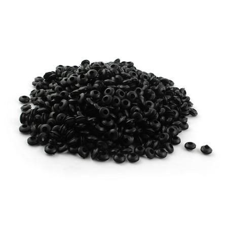 UPC 711331198945 product image for 1000Pcs 5 x 11 x 6mm Black Rubber Cable Wiring Grommets Gasket Ring | upcitemdb.com