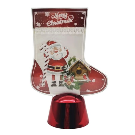 Veki Atmosphere Shoes Lighting 3D Light Night Night Light Light Bedside Table 3D Christmas Christmas LED Night Christmas Lighting Christmas Flute Ornament
Veki Atmosphere Shoes Lighting 3D Light Night Night Light Light Bedside Table 3D Christmas Christmas LED Night Christmas Lighting Christmas Flute Ornament