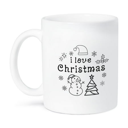 3dRose i love christmas with christmas icons 11oz Mug
3dRose i love christmas with christmas icons 11oz Mug