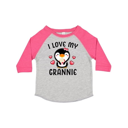 Inktastic I Love My Grannie with Cute Penguin and Hearts Gift Toddler Toddler Girl T-Shirt
Inktastic I Love My Grannie with Cute Penguin and Hearts Gift Toddler Toddler Girl T-Shirt