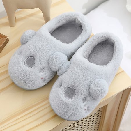 PIKADINGNIS Cartoon Koala Design Winter Women Men Plush Warm Cotton Slippers Indoor Slippers Furry Warm Non-slip House Couples Flat Shoes
PIKADINGNIS Cartoon Koala Design Winter Women Men Plush Warm Cotton Slippers Indoor Slippers Furry Warm Non-slip House Couples Flat Shoes