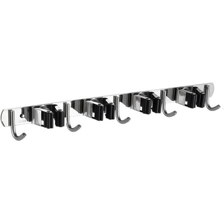 LHXBroom Holder Rust Resistant Mop Holder Hook Non-Slip Broom Clamp Simple to Install Wall Mount Mop Organizer for Mops Brooms Rakes Umbrella Kitchen Tools Garden Tools Holding-0810
LHXBroom Holder Rust Resistant Mop Holder Hook Non-Slip Broom Clamp Simple to Install Wall Mount Mop Organizer for Mops Brooms Rakes Umbrella Kitchen Tools Garden Tools Holding-0810